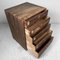 Mid-Century Japanese Wooden Drawer Cabinet, 1920s, Image 6