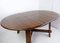 Brutalist Strong Oak Round Extendable Dining Table, 1950s 13