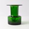 Belgian Green Glass Vase from Boussu, 1970s 7