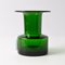 Belgian Green Glass Vase from Boussu, 1970s 8