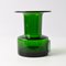 Belgian Green Glass Vase from Boussu, 1970s 6