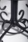 Mesa de comedor italiana Art Déco redonda en negro, años 10, Imagen 5