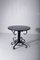 Art Deco Italian Black Round Dining Table, 1910s, Image 1