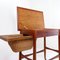 Scandinavian Modern Teak Sewing Basket End Table attributed to Johannes Andersen 3