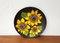 Assiette Murale Studio Mid-Century en Poterie avec Motif Tournesol de Ruscha, Allemagne, 1960s 13