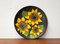 Deutscher Mid-Century Studio Keramik Wandteller mit Sonnenblumen Design von Ruscha, 1960er 7