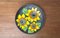 Mid-Century German Studio Pottery Wall Plate with Sunflower Design from Ruscha, 1960s 9