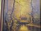 Árboles al atardecer, siglo XX, años 70, óleo sobre lienzo, enmarcado, Imagen 7