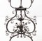 Wrought Iron Lamps with Floral Decorations by Alessandro Mazzucotelli, 1890s 4