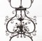 Wrought Iron Lamps with Floral Decorations by Alessandro Mazzucotelli, 1890s, Image 4