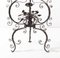 Wrought Iron Lamps with Floral Decorations by Alessandro Mazzucotelli, 1890s 3