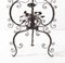 Wrought Iron Lamps with Floral Decorations by Alessandro Mazzucotelli, 1890s, Image 3