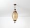 Chandelier in Bronze Decorated with Acidic Glass by Archimedes Seguso for Seguso Murano, 1940s, Image 1