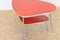 Vintage Red Kidney Coffee Table, Image 2