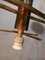 Grande Lampe à Suspension Mod 1273 Vintage en Laiton et Verre Travaillé de Stilnovo, 1960s 15