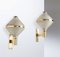Wall Sconces in Brass and Striped Glass by BBPR for Artemide, 1960s, Set of 2, Image 4