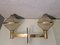 Wall Sconces in Brass and Striped Glass by BBPR for Artemide, 1960s, Set of 2 13