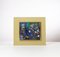 Bilderrahmen aus Messing & Farbglas von Max Ingrand für Fontana Arte 1