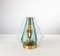 Chiselled Glass Table Lamp in Brass by Gino Paroldo for Dinodei, 1960s 1