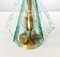 Tischlampe aus gemeißeltem Glas aus Messing von Gino Paroldo für Dinodei, 1960er 3