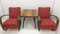 H 269 Armchairs and Spider Table by Jindrich Halabala, 1940s, Set of 3 8