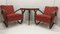 H 269 Armchairs and Spider Table by Jindrich Halabala, 1940s, Set of 3, Image 7
