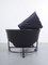 Black Leather Girotonda by Francesco Binfaré for Adele C (Cassina) 4