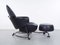 Black Leather Girotonda by Francesco Binfaré for Adele C (Cassina) 3