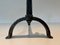 Wrought Iron Chenets in the style of Jacques Adnet, 1950s, Set of 2 8