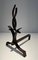 Wrought Iron Andirons from Raymond Subes, 1940s, Set of 2, Image 7