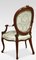 Hepplewhite Mahogany Framed Armchairs, 1890s, Set of 2 1