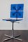 Modern Blue Post Chair, Image 1