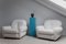 Italian White Armchairs, Set of 2, Image 2