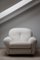 Italian White Armchairs, Set of 2, Image 8