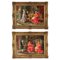 Ettore Ascenzi, Music Recitals, Oil Paintings, Set of 2 1