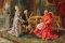 Ettore Ascenzi, Music Recitals, Oil Paintings, Set of 2 3