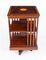 Edwardian Inlaid Mahogany Revolving Bookcase, 1890s 8