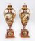 19th Century Royal Vienna Porcelain Vases on Stands, Set of 2, Image 20