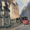 Castelfranchi Cirano, Blick auf den Naviglio in der Via San Damiano, 1952, Öl auf Holz 4
