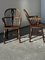 Windor Armchairs in Carved Wood, 1850s, Set of 4 5
