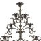 Large Candleholder in Wrought Iron, 1700s, Image 4