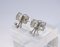 Earrings Loz Art Deco Style, 18kt White Gold, Diamonds 2.43 CTS Total, Vintage - France, Set of 2, Image 31