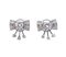 Earrings Loz Art Deco Style, 18kt White Gold, Diamonds 2.43 CTS Total, Vintage - France, Set of 2 21