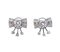 Earrings Loz Art Deco Style, 18kt White Gold, Diamonds 2.43 CTS Total, Vintage - France, Set of 2, Image 21