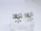 Boucles d'oreilles Loz Style Art Déco, Or Blanc 18kt, Diamants 2.43 CTS Total, Vintage - France, Set de 2 8