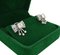Earrings Loz Art Deco Style, 18kt White Gold, Diamonds 2.43 CTS Total, Vintage - France, Set of 2, Image 22