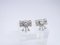 Boucles d'oreilles Loz Style Art Déco, Or Blanc 18kt, Diamants 2.43 CTS Total, Vintage - France, Set de 2 15