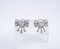 Pendientes Loz Art Déco, oro blanco de 18 kt, diamantes 2.43 CTS en total, vintage - Francia, Juego de 2, Imagen 27