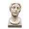 Bust of Woman in White Marble from Aurelio Bossi, 1920s 1