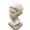 Busto di donna in marmo bianco di Aurelio Bossi, anni '20, Immagine 2